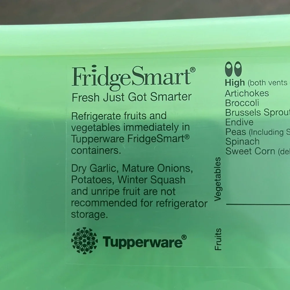 Tupperware fridge smart container